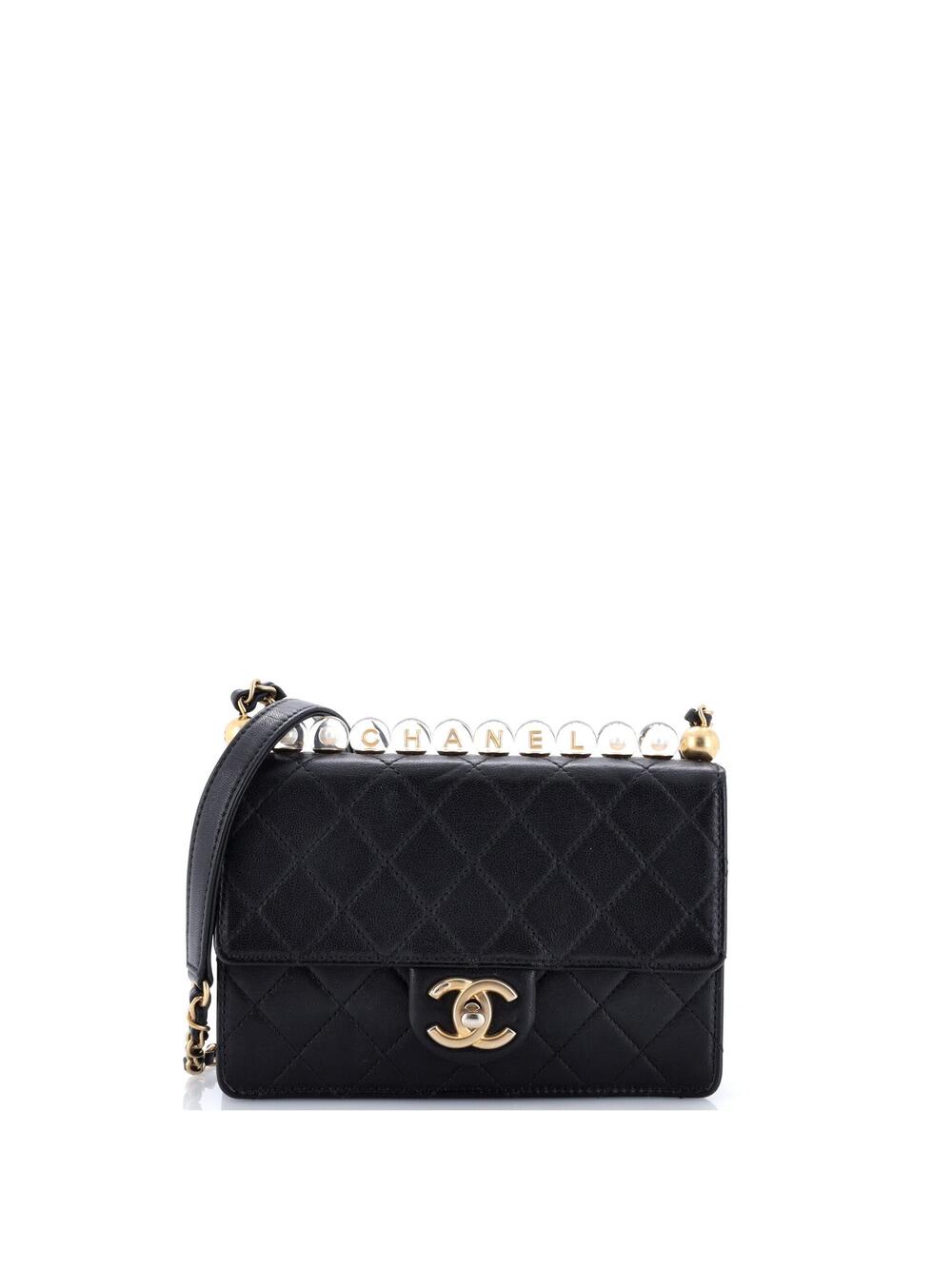 Chanel Chic Pearls Flap Bag Quilted #337403C33B